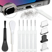 Cell Phone Charging Port Dust Plug Cleaning Brush