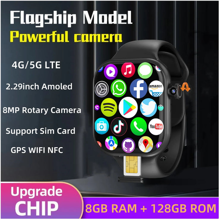 VP29 4G 5G Android 10.0 Cellular Version Watch