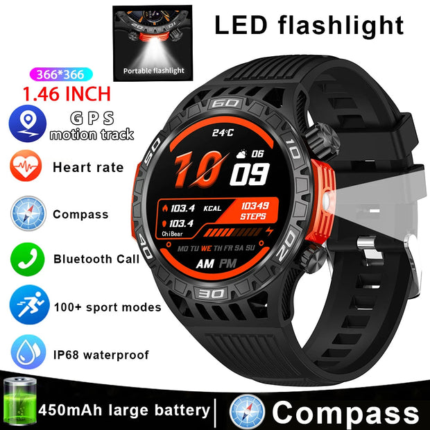 Outdoor Military Smart Watch