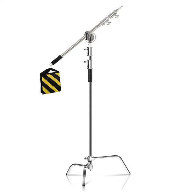 2.6M/8.5FT Stainless Steel Century Foldable Light Stand Tripod
