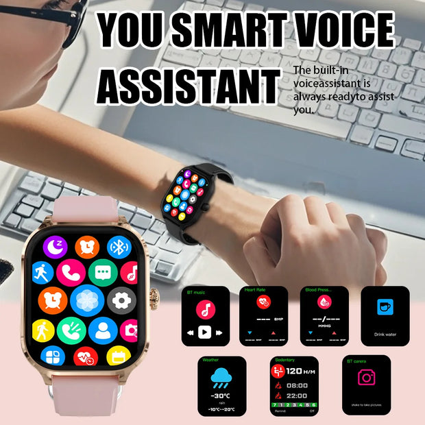 LAXASFIT 2025 New Men's Smart Watch