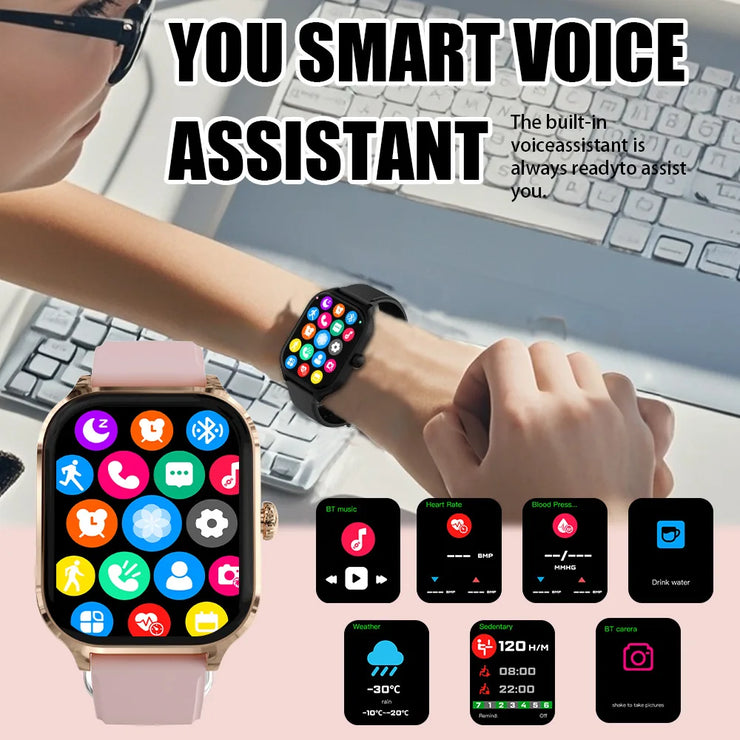 LAXASFIT 2025 New Men's Smart Watch