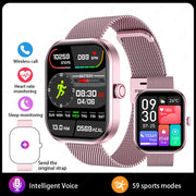 Men Full Touch Screen Bluetooth Call Waterproof Watches