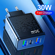 3 Ports 30W USB C Charger