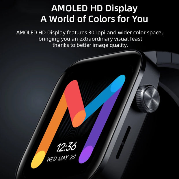 1.6Inch AMOLED HD Screen Bluetooth Fitness Monitoring Watch