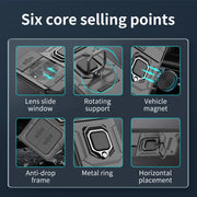 Honor 90 X9A X9B X9C Magic 5 6 Lite Magic5 Magic6 Slide Camera Phone Cover