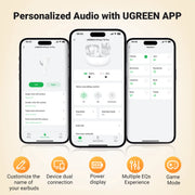 UGREEN ANC Wireless TWS Bluetooth 5.2 Earphones