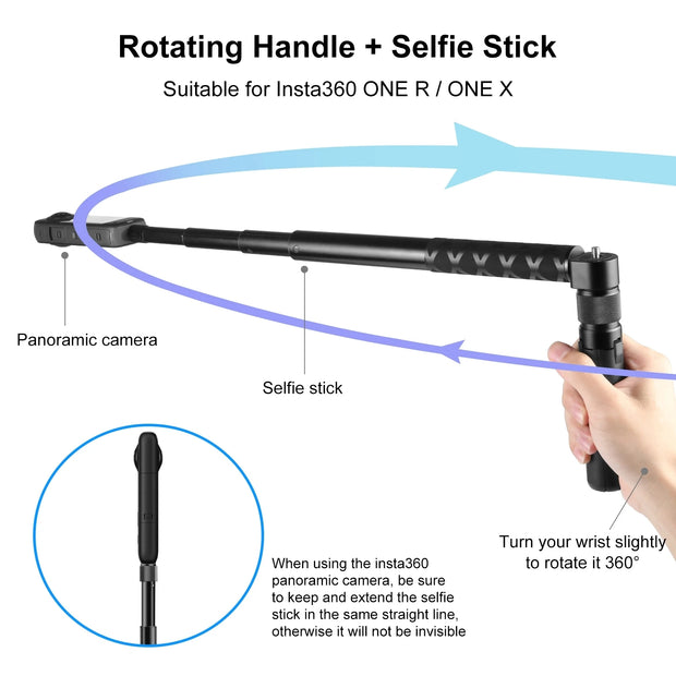 PULUZ Rotary Handle Desktop Tripod Stand