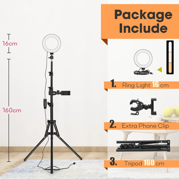New  LED Ring Light Phone Tripod