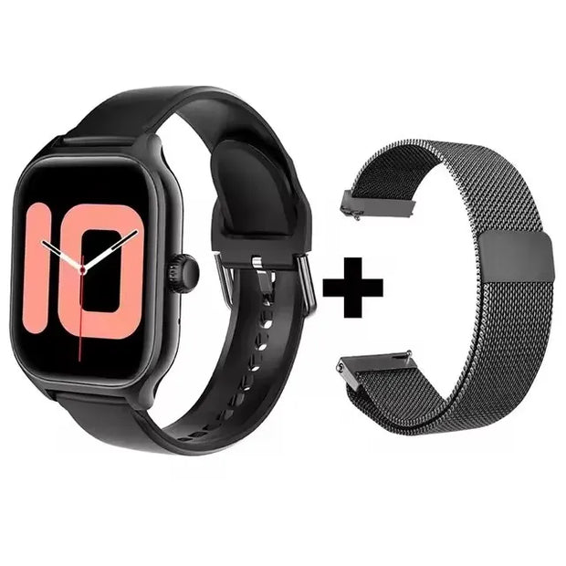 New 1.77 Full Touch Screen Sports Fitness Watch
