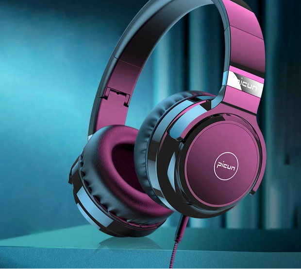 Picun C60 Wired On-Ear Headphones