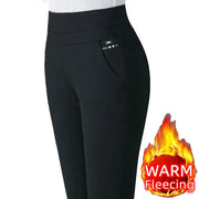 Thin & Thick Warm Winter Pencil Pants Womens Snow Plush Strench Lady OL SkinnyTrousers Femal Thichen Slim  Clothing Leggings