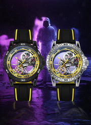 Men's Casual Mechanical Watch Automatic Luxury Brand New Sport Watches Man Hollow Out Fashion Waterproof Business Luminous Clock