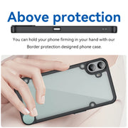 New Translucent Soft Frame Clear Case