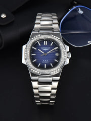 LONGLUX automatic man watch diamond watch luxury stainless steel wholesale mechanical watches day date waterproof man watch