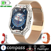 New Rugged Military LED Flashlight Smart Watch