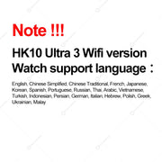 HK10 Ultra 3-WF Smart Watch