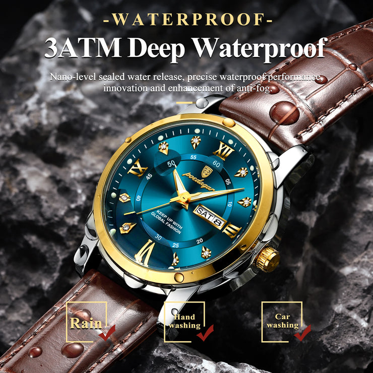High Quality Leather Sports Men's Quartz Watches
