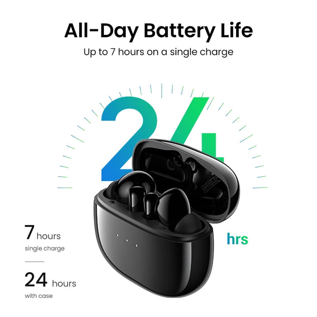 New HiTune T3 ANC Wireless TWS Bluetooth 5.2 Earphones