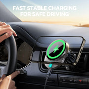 15W Magnetic Phone Holder Mount Charger