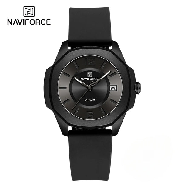 NAVIFORCE NF7107 Quartz Calendar Waterproof and Shockproof Watches for Women Clocks