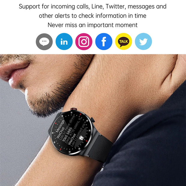 New  Bluetooth Call Health Sleep Monitoring Waterproof Smartwatch