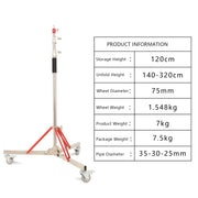 SH 320 cm Stainless Steel Heavy Duty Light Stand