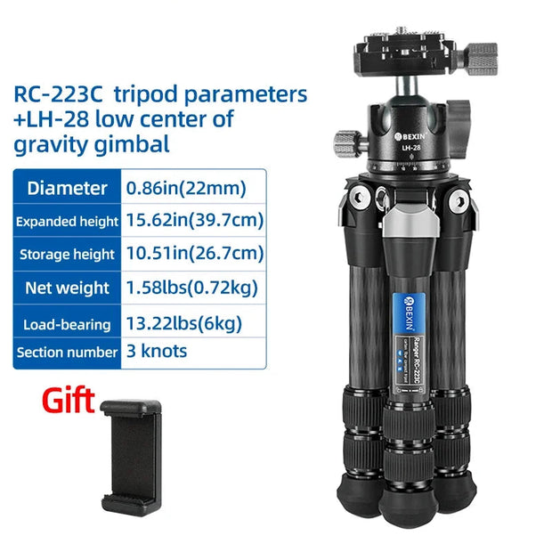 New Mini Carbon Fiber Tripod