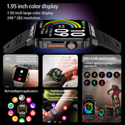 New 1.95 Outdoor Military Smart Watch