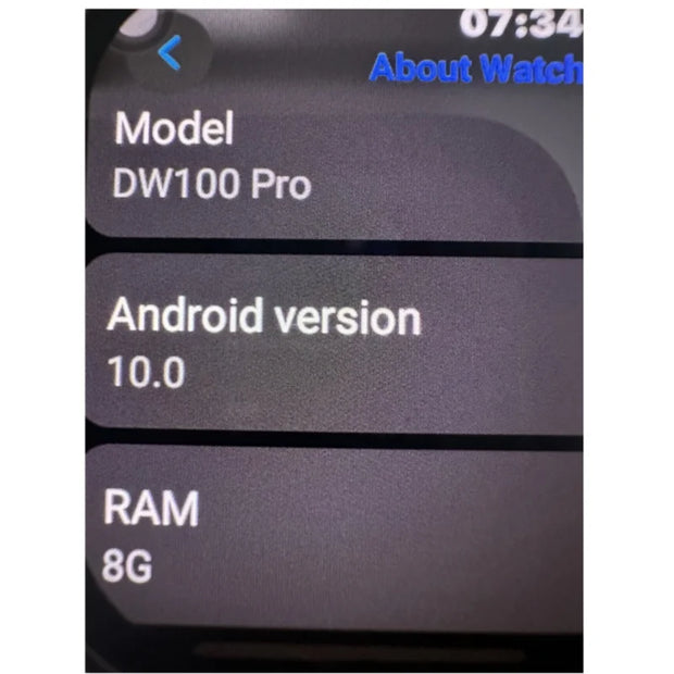 DW100 Pro Android 4G Smartwatch
