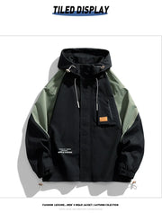 Men Jacket Hoodie Loose Outerwear Hiking Sportswear Mens Casual Breathable Jackets Male Windbreaker Plus Size L-9XL Men Clothing