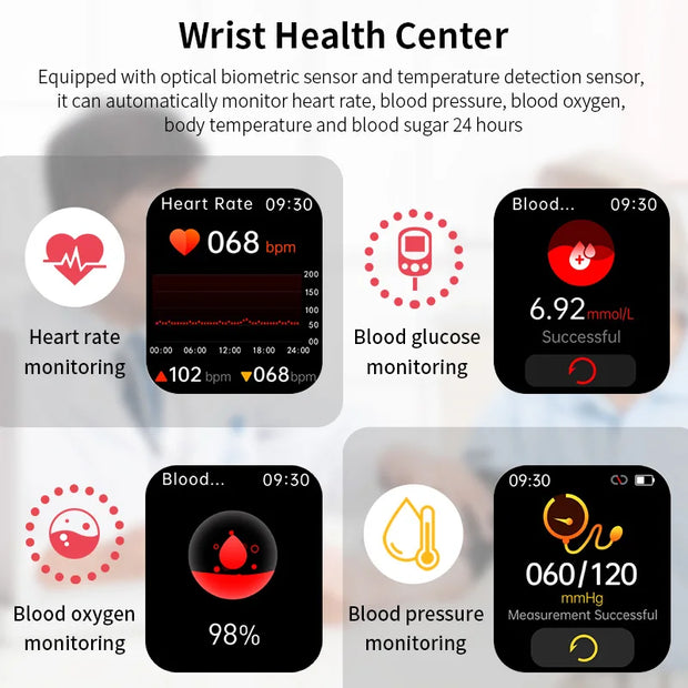 New Waterproof Health Sports Watches
