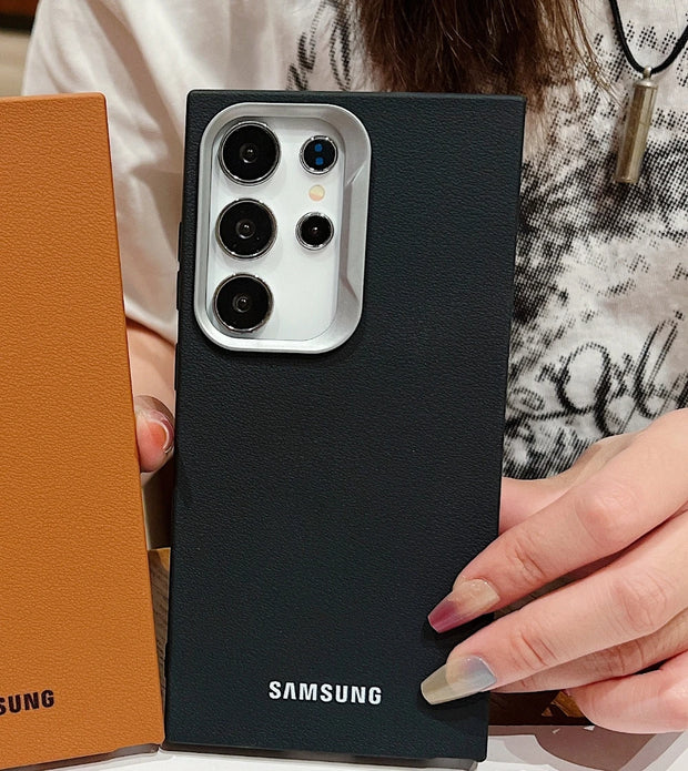Original Official Leather Pattern Soft TPU Phone Case