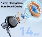 New Rocoren USB Type C Wired Earphones