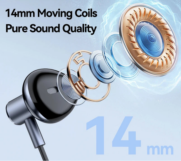 New Rocoren USB Type C Wired Earphones