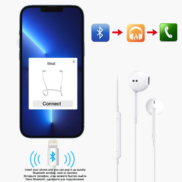 iPhone 16 15 14 13 12 11 Pro Max Earphones