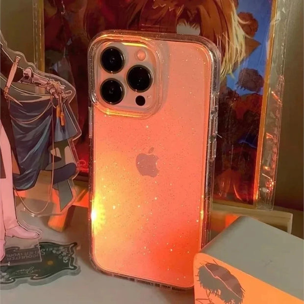 New Luxury Bling Glitter Clear Phone Case