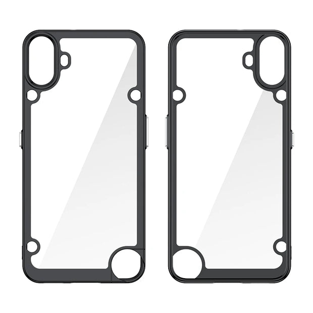 New Translucent Soft Frame Clear Case