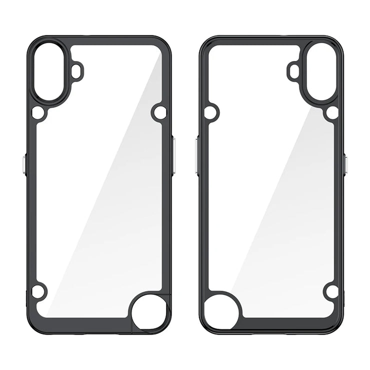 New Translucent Soft Frame Clear Case