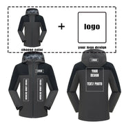 Men Customized Logo Military Thin lightweight Jackets Outerwear Tactical Waterproof Pilot Coat Hoodie Men Hunting Army Clothes