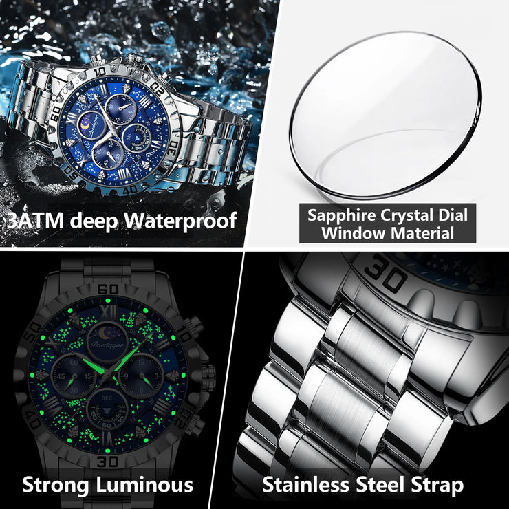 Man Quartz Sports Watch