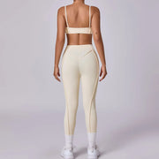 New Yoga Set Women Tracksuit Workout Legging Athletic Suit Gym Push Up Legging Fitness Bra Sports Wear Active Wear