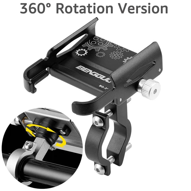 360 Rotation Bicycle Phone Holder