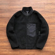 Motorcycle Outdoor Wool Jacket Men Women Double Sided Thick Plush Rider Ride Suit Lambing Wool Windproof Warm Fashionable Jacket