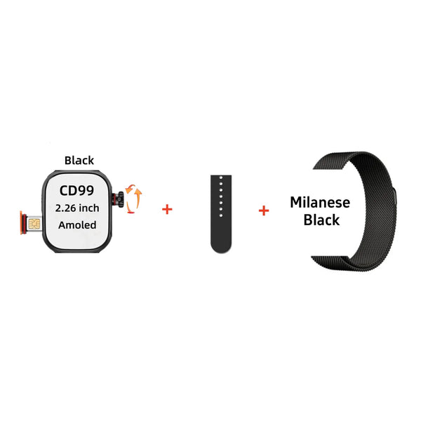 CD99 Cellular Card Version Smart Watch