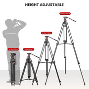 EVUMO DF6 Professional Video Tripod Stand