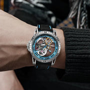 Men's Casual Mechanical Watch Automatic Luxury Brand New Sport Watches Man Hollow Out Fashion Waterproof Business Luminous Clock