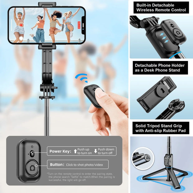 iPhone Phone 42" Extendable Selfie Stick
