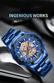 BINBONG Business Men's Watches Waterproof Calendar Luminous Fashion Quartz Watch For Man Stainless Steel Male Clock Reloj Hombre