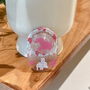 Polka Dot Illustration Style Desktop Air Bag Holder